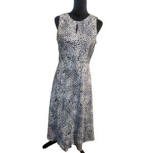 Classiques Entier Animal Print Silk Blend Sleeveless Dress Size 12